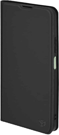 Techsuit Magskin Book Silicone / Synthetic Leather Black (Oppo A5 Pro)