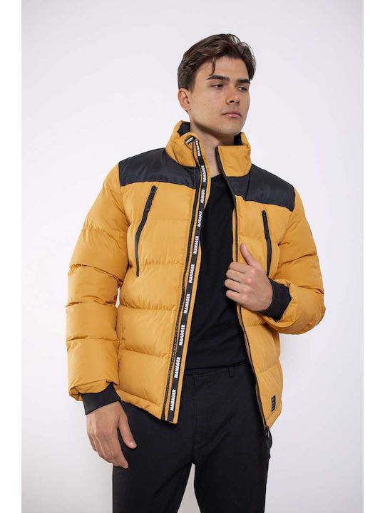 Winter Jacket Puffer Mustard