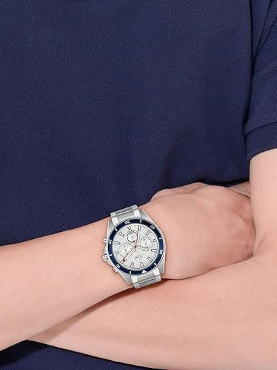 Lacoste Ρολόι Μπαταρίας με Μεταλλικό Μπρασελέ