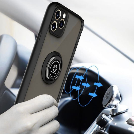 Techsuit Glinth Back Cover Silicone Black (Google Pixel 9a)