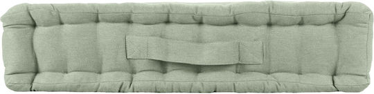 Atmosphera Sofa Cushion Twily Douceur D'intérieur From 100% Cotton Green Mint 50x50cm