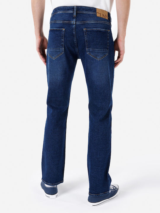 Herren Jeanshose Elastisch Blue