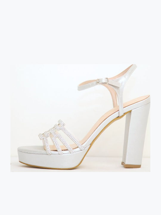 Sandalen Silber