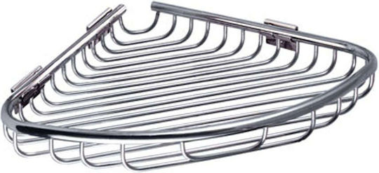 Kapitan Wall Mounted Bathroom Shelf Metallic 21x21x3cm Silver