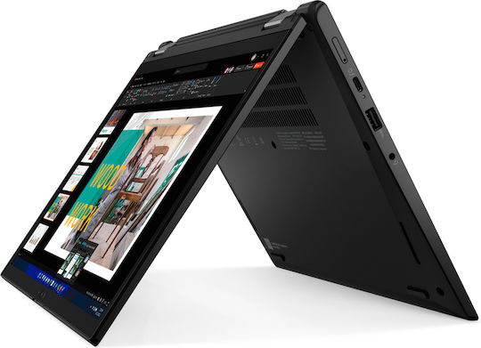 Lenovo ThinkPad L13 Yoga Gen 3 (Intel) 13.3" IPS FHD+ Touchscreen (i5-1235U/16GB/256GB SSD/Windows 10 Pro) (Английски (САЩ) Език На Клавиатурата)