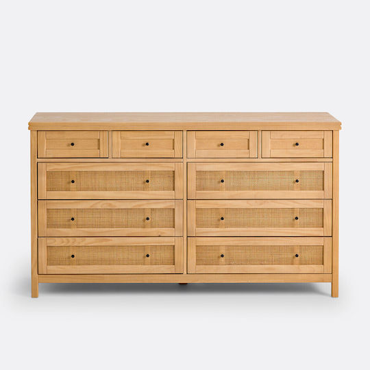 Συρταριέρα Κρεβατοκάμαρας mit 10 Schubladen 160x47x91cm