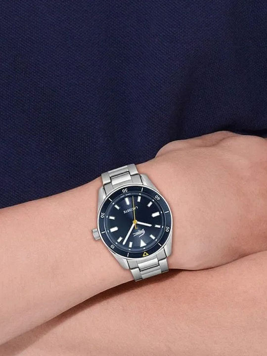 Lacoste Metropole Ρολόι Μπαταρίας με Μεταλλικό Μπρασελέ Lacoste Metropole Ρολόι Μπαταρίας με Μεταλλικό Μπρασελέ