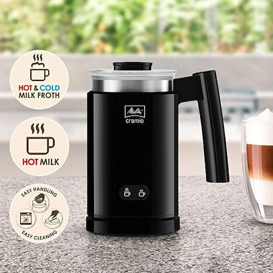 Melitta Cremio Device for Hot & Cold Milk Froth with Non-stick Coating 250ml