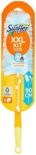 Swiffer Duster Feather Duster with Handle & Refills 2 Pieces 90cm