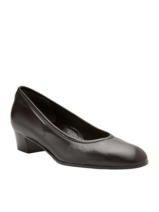 Leder Pumps Braun