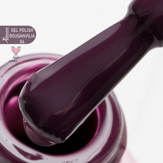 Alezori Classic Semi-Permanent Nail Polish Bouqanvilia 04 (1078) 15ml 1pcs