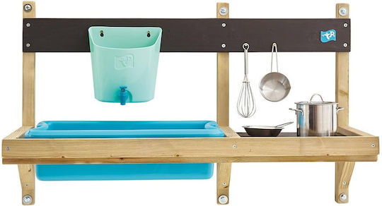 Mud Kitchen XL Large Wall Deluxe + Accessories Wooden Outdoor Playhouse