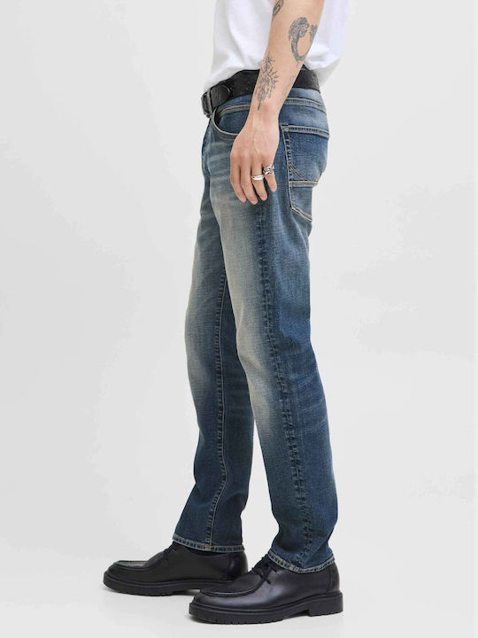 Jack & Jones Mike Men's Elastic Slim Fit Tapered Dark Aged Denim Jeans Pants Jack & Jones Mike Men's Elastic Slim Fit Tapered Dark Aged Denim Jeans Pants