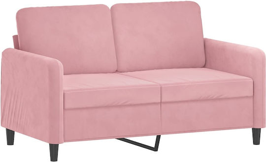 Vidaxl Σαλόνι Σετ 3 Τεμ Ροζ Βελούδο 138x77x80cm Διθέσιος Ροζ