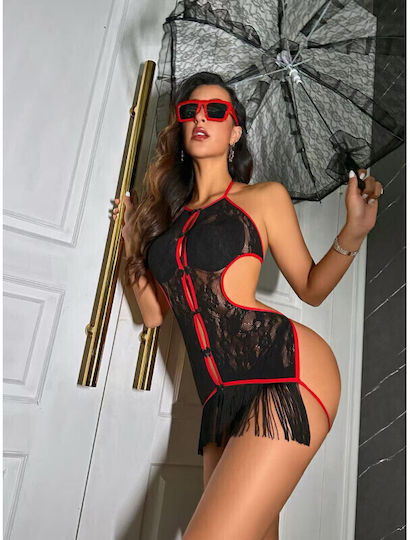 Aph Sexy Outfit Black Red