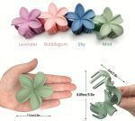 Velvet Hair Claw 8cm – K 0204-74 Green Green