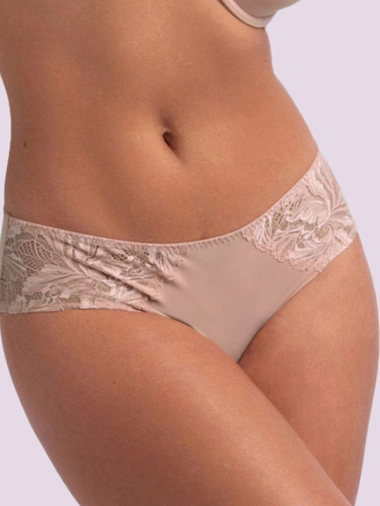 Women's Slip 2Pack with Lace Beige - Black