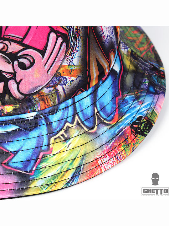 Ghetto Herren-Hut Bucket-Stil Mehrfarbig