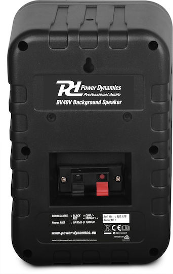 Power Dynamics Einstellen Installationslautsprecher Schwarz