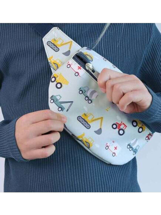 A Little Lovely Company Kids Waist Bag Blue 23cmx5cmx13cmcm