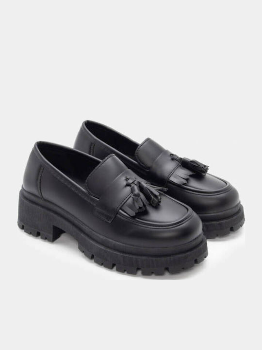 Γυναικεία Loafers σε Μαύρο Χρώμα