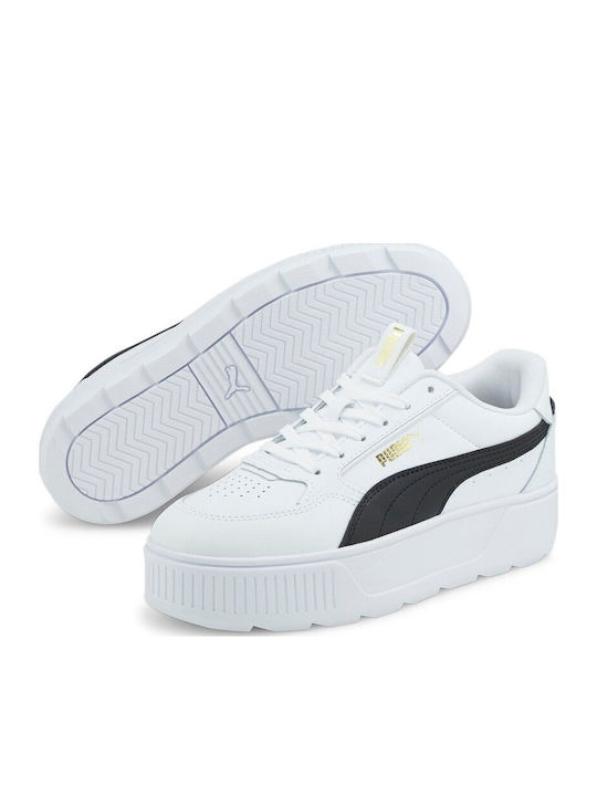 Karmen Rebelle Flatforms Sneakers White