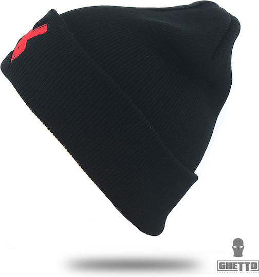Beanie Unisex Beanie Gestrickt in Schwarz Farbe
