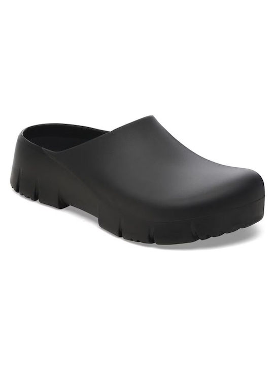 Birkenstock Super Birki Ανατομικά Σαμπό Μαύρα
