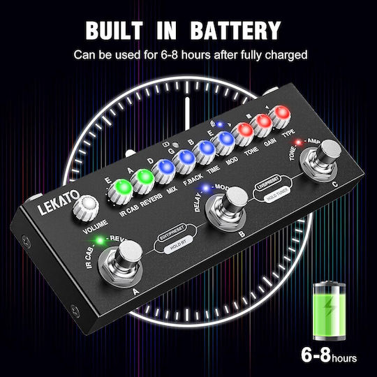 Overdrive 2 X001K4KCJR Pedală Amplificator Corul / Întârziere / Distorsiune / Reverberație Chitară electrică