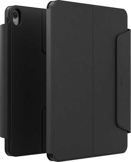 Uniq Rovus Snapmount Magnetic 360 Flip Cover Rotating Durable Blacη (iPad Air 11 (M2/M3), iPad Air 10.9)
