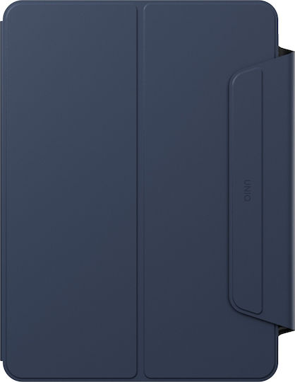 Uniq Rovus Snapmount Magnetic 360 Flip Cover Rotating Durable Navy Blue (iPad Air 11 (M2/M3), iPad Air 10.9)
