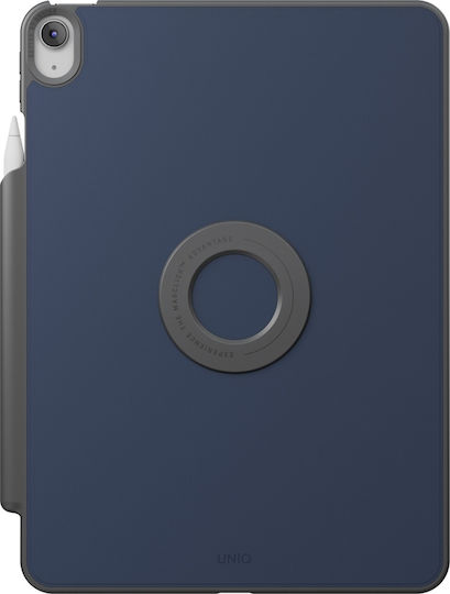 Uniq Rovus Snapmount Magnetic 360 Flip Cover Rotating Durable Navy Blue (iPad Air 11 (M2/M3), iPad Air 10.9)