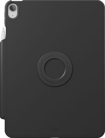Uniq Rovus Snapmount Magnetic 360 Flip Cover Rotating Durable Blacη (iPad Air 11 (M2/M3), iPad Air 10.9)