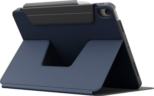 Uniq Rovus Snapmount Magnetic 360 Klappdeckel Drehbar Robust Marineblau (iPad 11 A16 (2025), iPad 10,9 10)