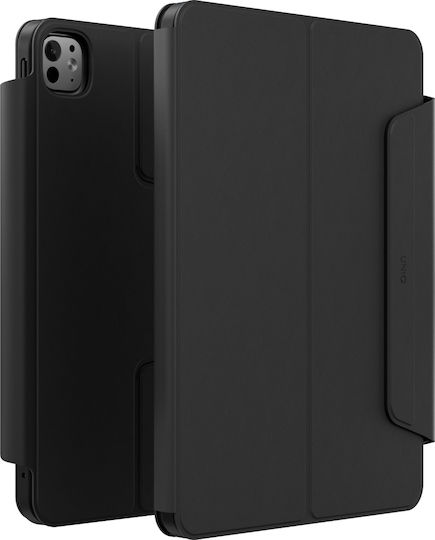 Uniq Rovus Snapmount Magnetic 360 Klappdeckel Drehbar Robust Schware (iPad Pro 13 M4 (2024))