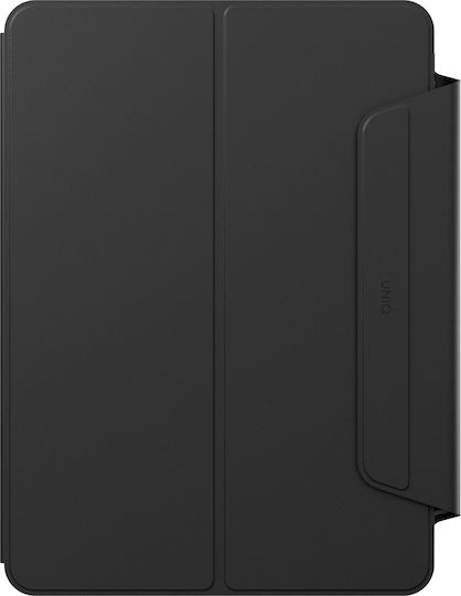 Uniq Rovus Snapmount Magnetic 360 Flip Cover Περιστρεφόμενη Ανθεκτική Μαύρη (iPad Pro 11 M4 (2024))