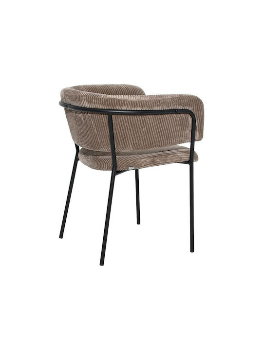 FL3042 Dining Room Fabric Chair Coffee 59x57x75cm 2pcs