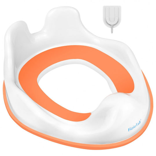 Kleinkinder-Toilettensitz mit Griffen Orange