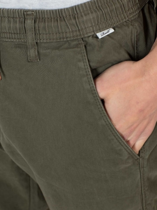 Reflex Rib Pant Παντελόνι σε Slim Εφαρμογή Olive