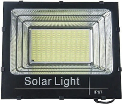 Rezistent la apă Solar Proiector LED 100W Alb Rece 6500K cu Telecomandă IP67