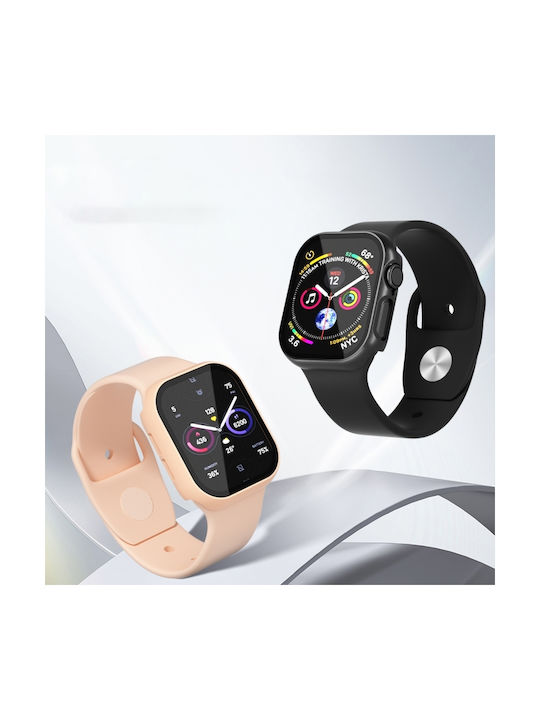 Apple Watch Series 10 42mm Tempered Glass Film Integrated Pc Starlight Watch Case