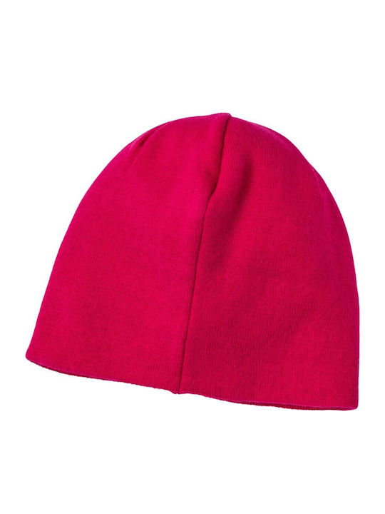 Beanie Beanie Knitted in Fuchsia color
