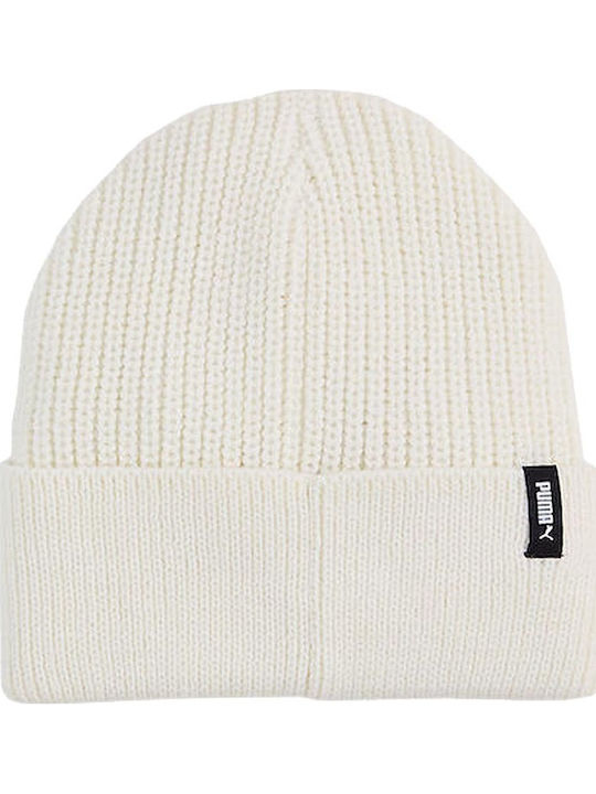 Classics Beanie Unisex Beanie Knitted in Ecru color