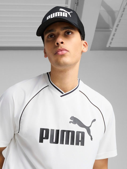 Puma Ess No 1 Logo Trucker Cap Schwarz Puma Ess No 1 Logo Trucker Cap Schwarz