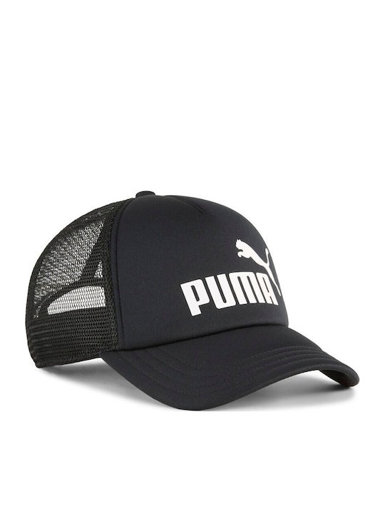 Puma Ess No 1 Logo Trucker Cap Μαύρο