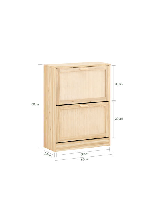Lemnoasă Suport pentru pantofi L60xW24xH80cm