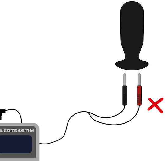 Electrastim Stimulator BDSM Accessory σε Ασημί Χρώμα