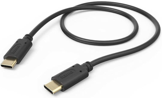 Cablu de Încărcare Hama Usb-C Usb-C Lungime 0.5 M Culoare Negru