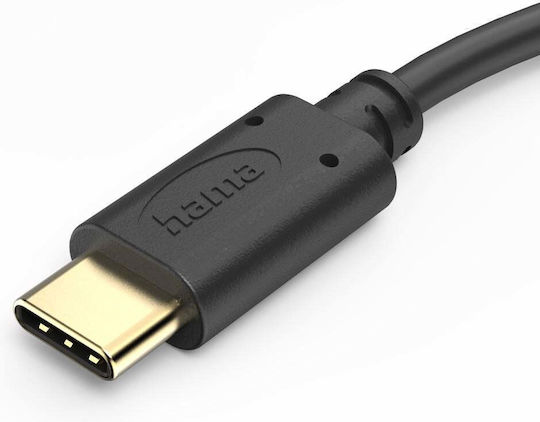 Cablu de Încărcare Hama Usb-C Usb-C Lungime 0.5 M Culoare Negru
