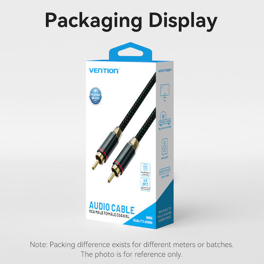 Vention Audio Digital Coaxial RCA Cable 2.0m Bctgh